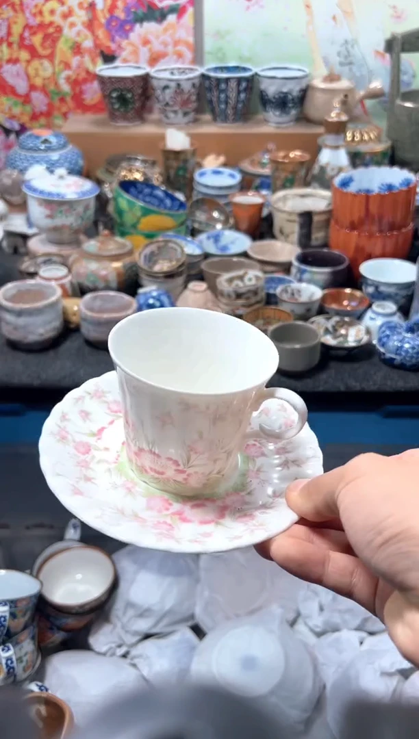 瓷片乍**欢夏目海外回流瓷器中古品。