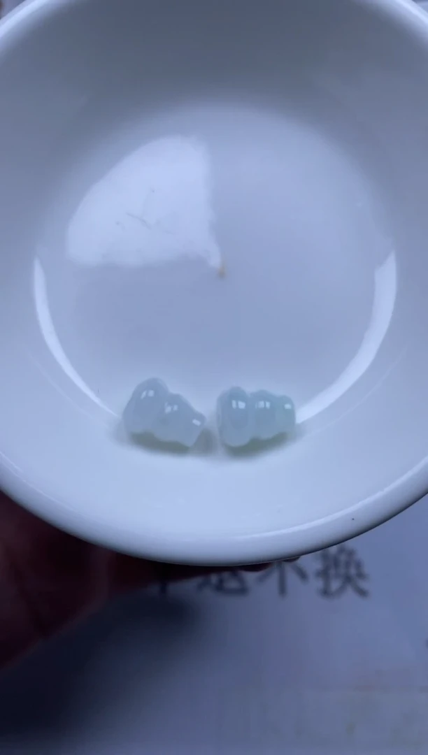 翡翠未镶嵌颈饰雪欣散珠定制diy