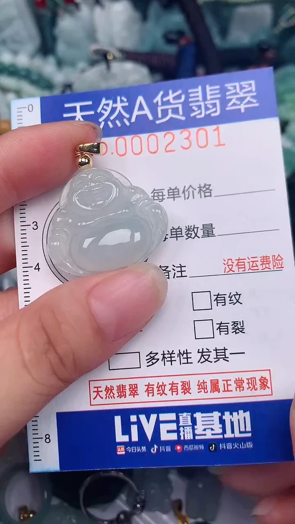 翡翠未镶嵌颈饰...0002301