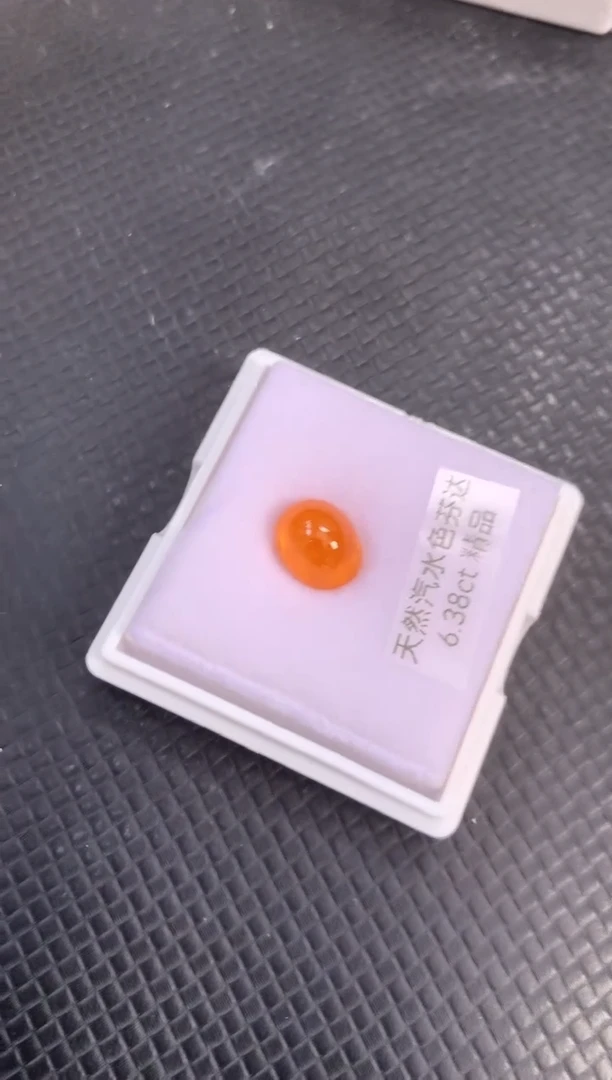 未镶嵌裸石石榴石（芬达石）天然芬达石