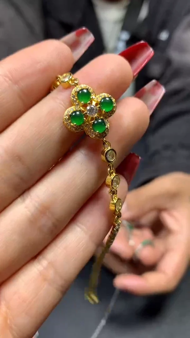 【闪购商品】翡翠手链未镶嵌0095512794多样性发一