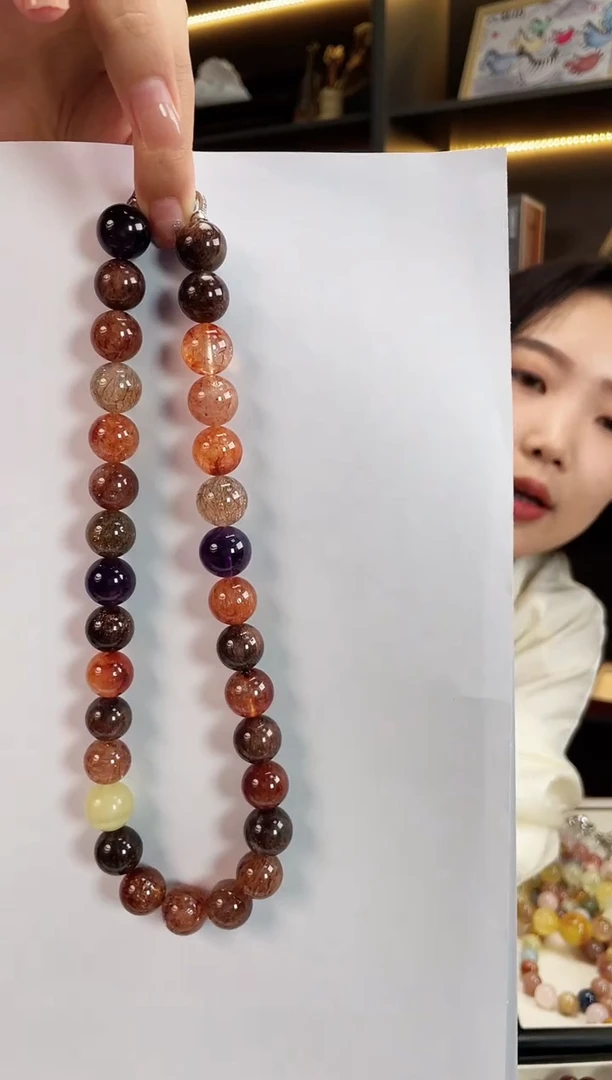 未镶嵌手链水晶超七大点位项链