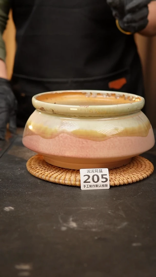 【闪购商品】瓷片泥泥陶瓷花盆