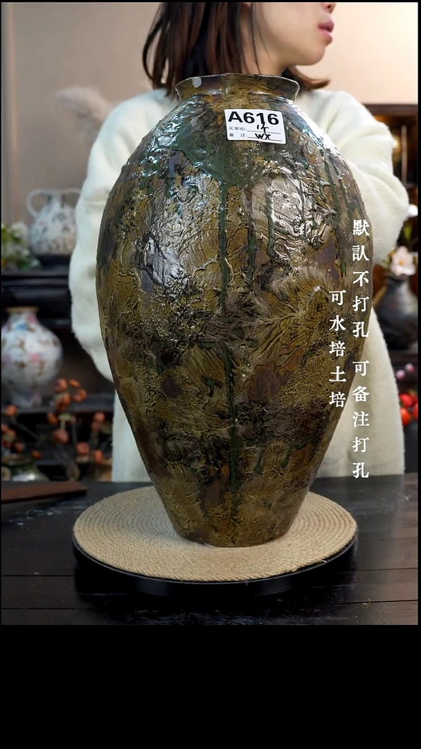 摆件陶瓷兔****卜616景德镇高档陶瓷花瓶微瑕不退不换