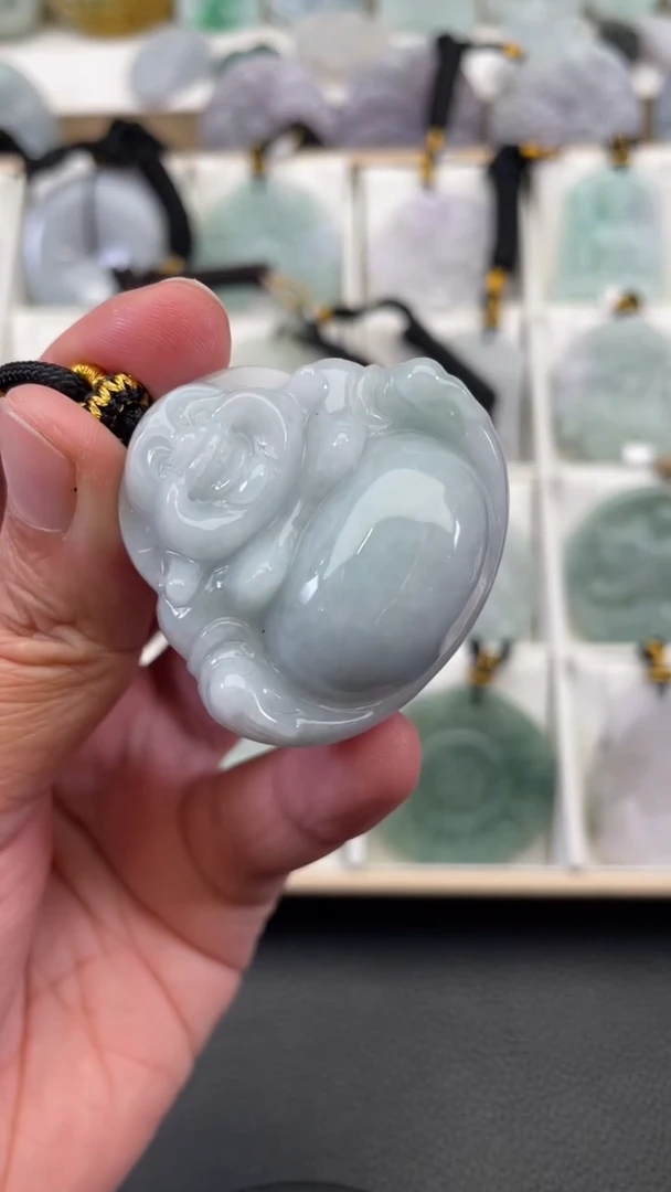 颈饰未镶嵌翡翠天然缅甸翡翠A货318