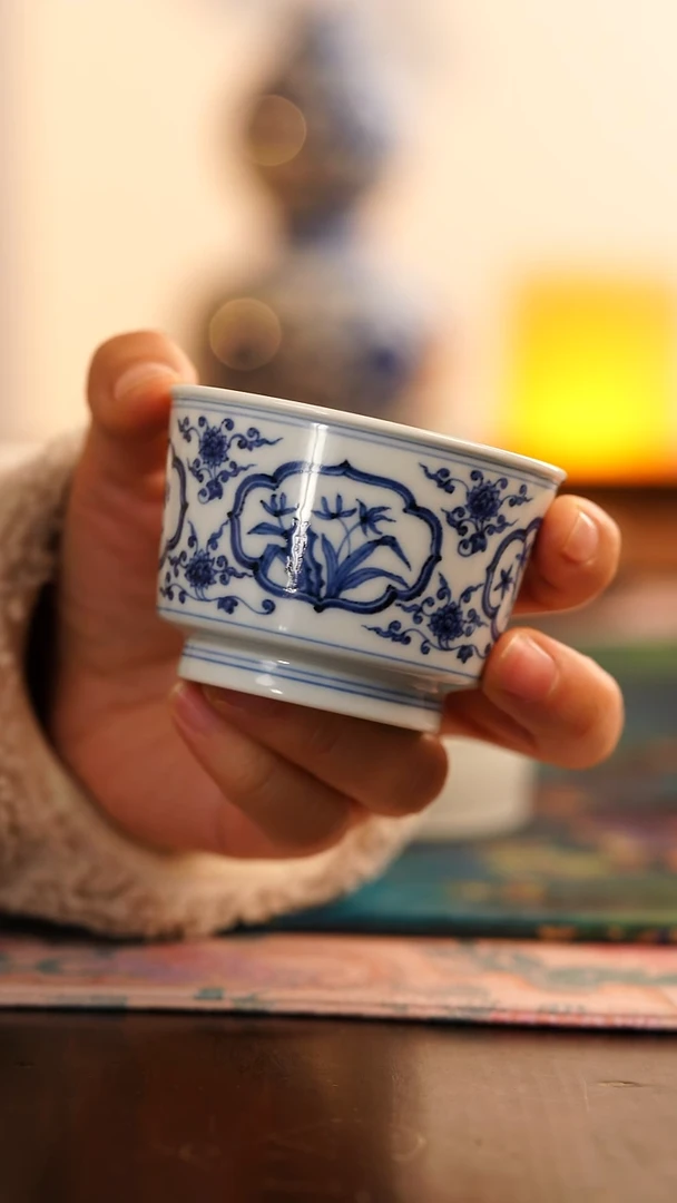 【闪购商品】松风馆梅兰竹菊杯