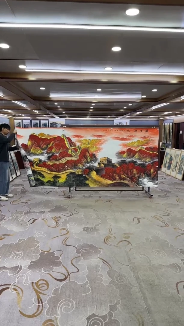 绘画Y-王红兵-大丈二-山水画