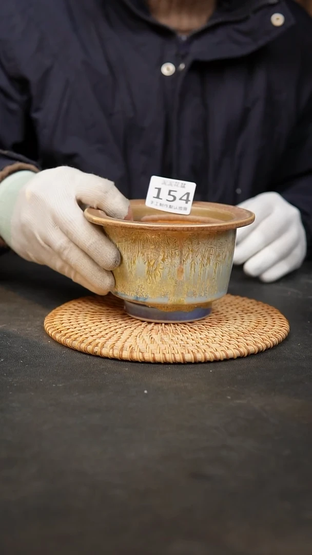 【闪购商品】瓷片泥泥陶瓷花盆