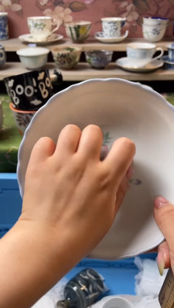 瓷片杨*芳瓷器瓷器瓷器K989