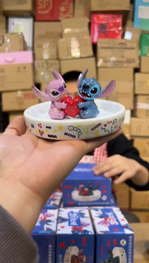 【闪购商品】杯原盒史迪仔安琪首饰盘