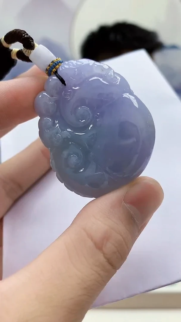 未镶嵌定制翡翠5028bb-毛货挂件69