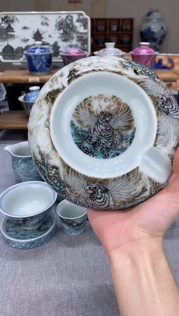 臣*如虎添翼实心雪茄缸
