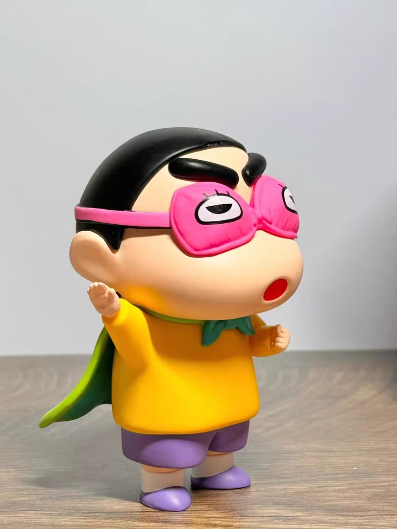 眼罩超人蜡笔小新玩具手办DIY摆件