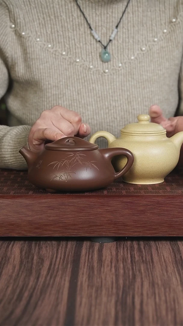 【闪购商品】紫砂茶壶紫泥 景舟石瓢一比一复刻+本绿掇只