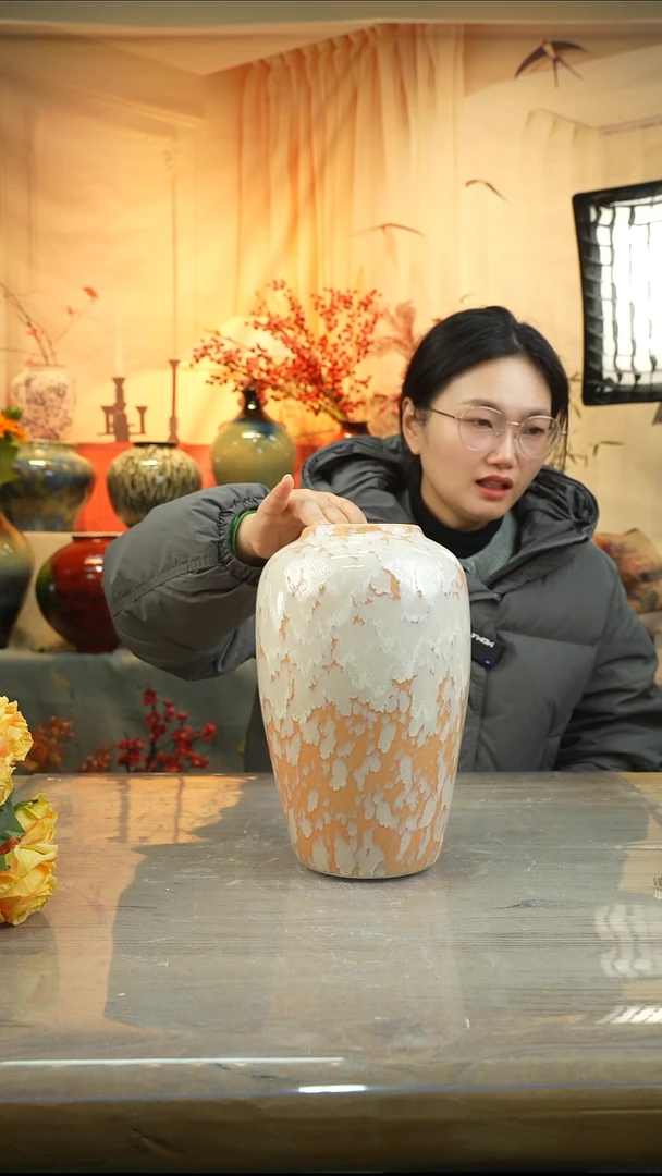 高26口8高温陶瓷花瓶