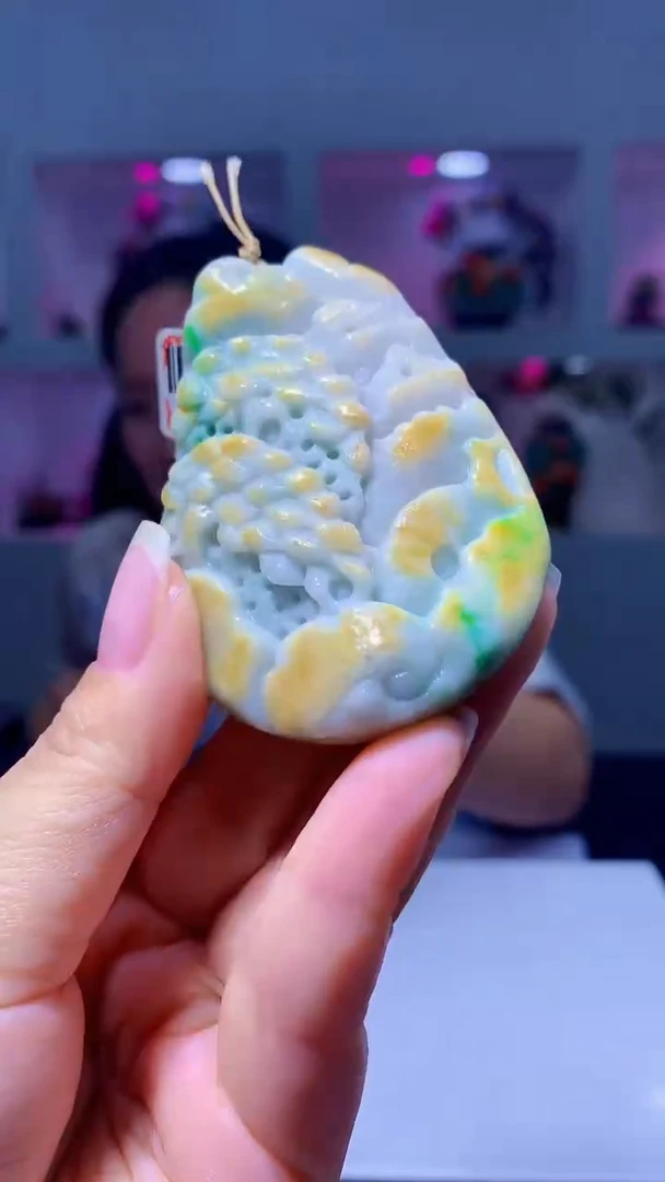 颈饰未镶嵌翡翠8010fh-毛货挂件20