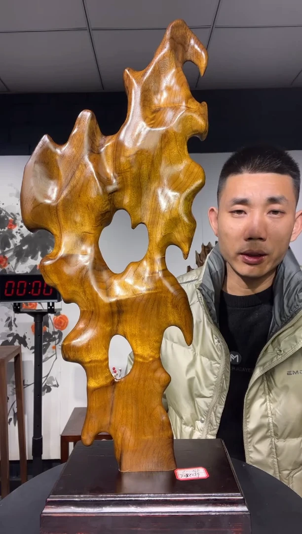 【闪购商品】金丝楠木雕金丝楠木工艺品摆件