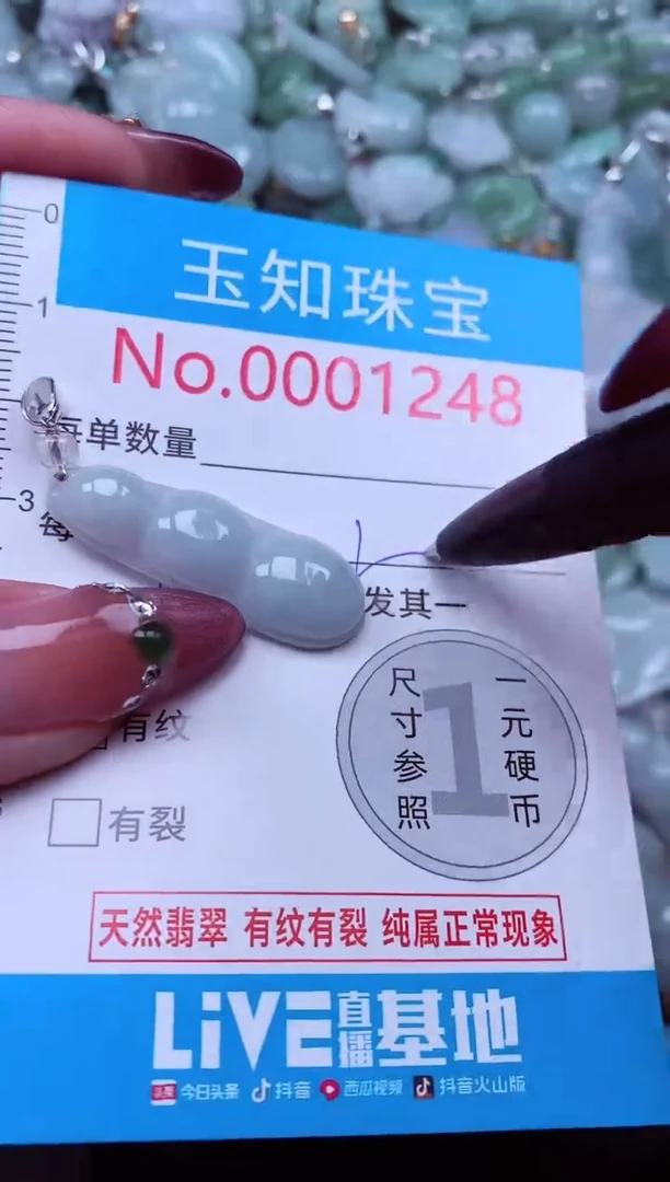 吊坠(不含链)未镶嵌翡翠1248
