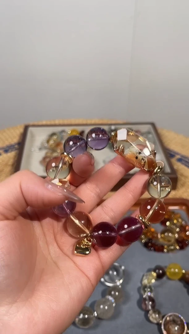 水晶摆件未镶嵌原创diy设计