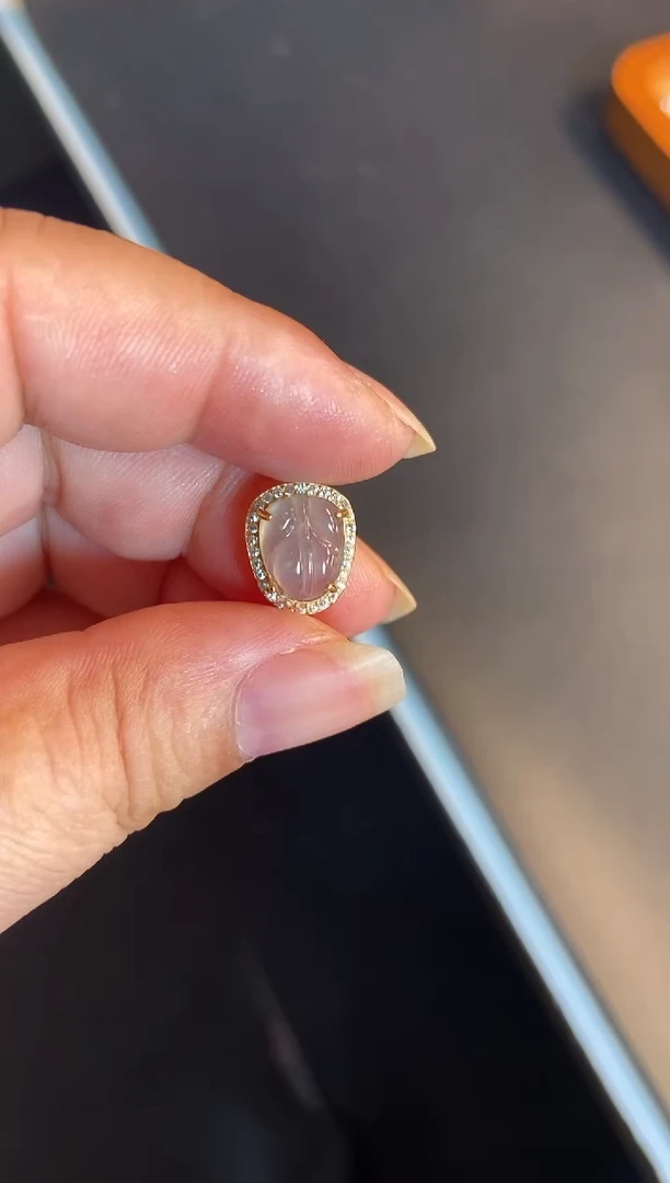 吊坠(不含链)银S925镶嵌翡翠1