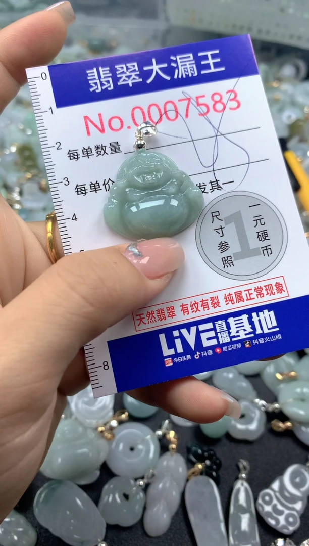 颈饰未镶嵌翡翠7583