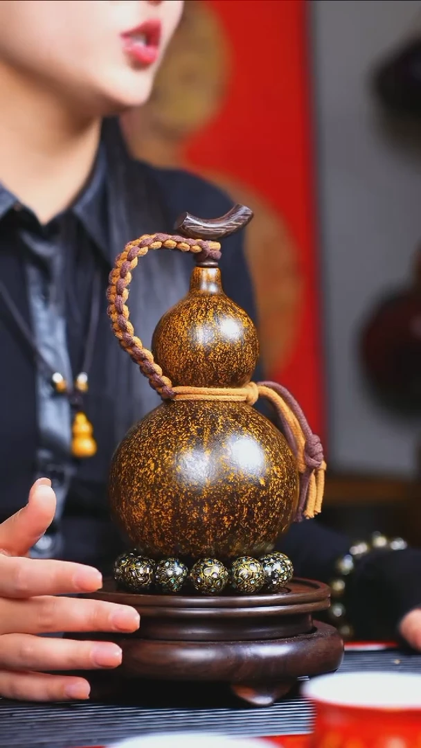 【闪购商品】JL065过年礼臻选大漆酒葫芦