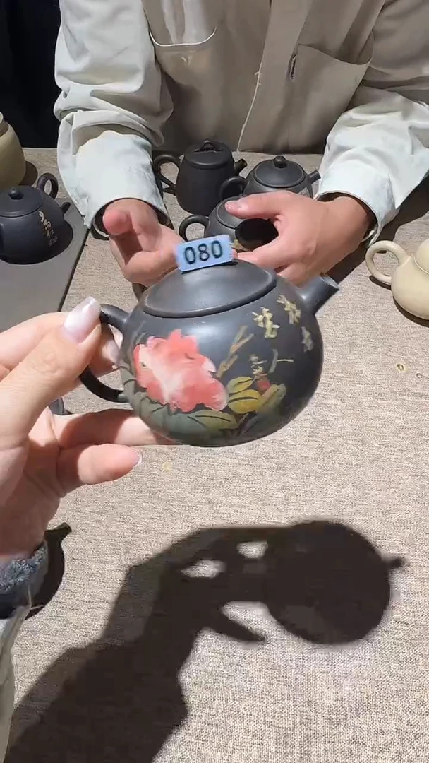 板娘的茶 全手工150ml 紫陶茶具080