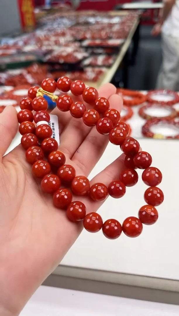 南红玛瑙瓦西女神链11+未镶嵌一个/条