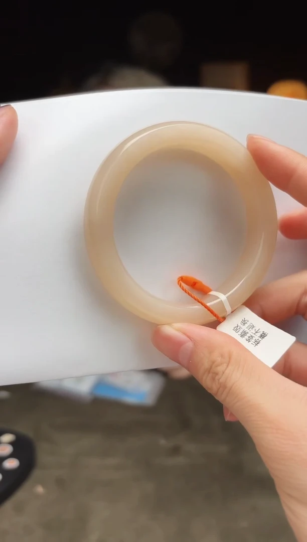 和田玉未镶嵌把件xp133 手镯 55.5