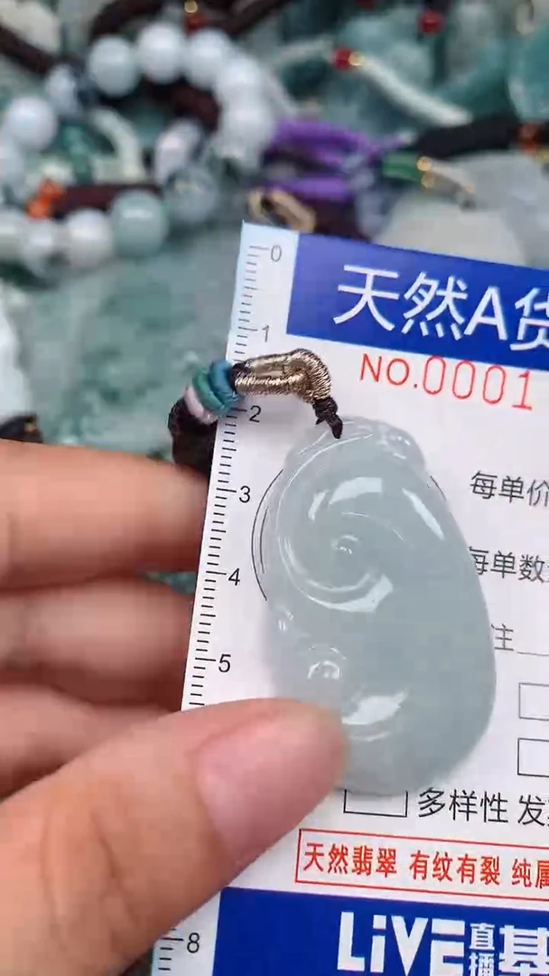 翡翠未镶嵌颈饰...0001753