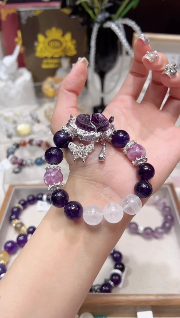 【闪购商品】水晶手链未镶嵌多样性发货发其一颜色微差