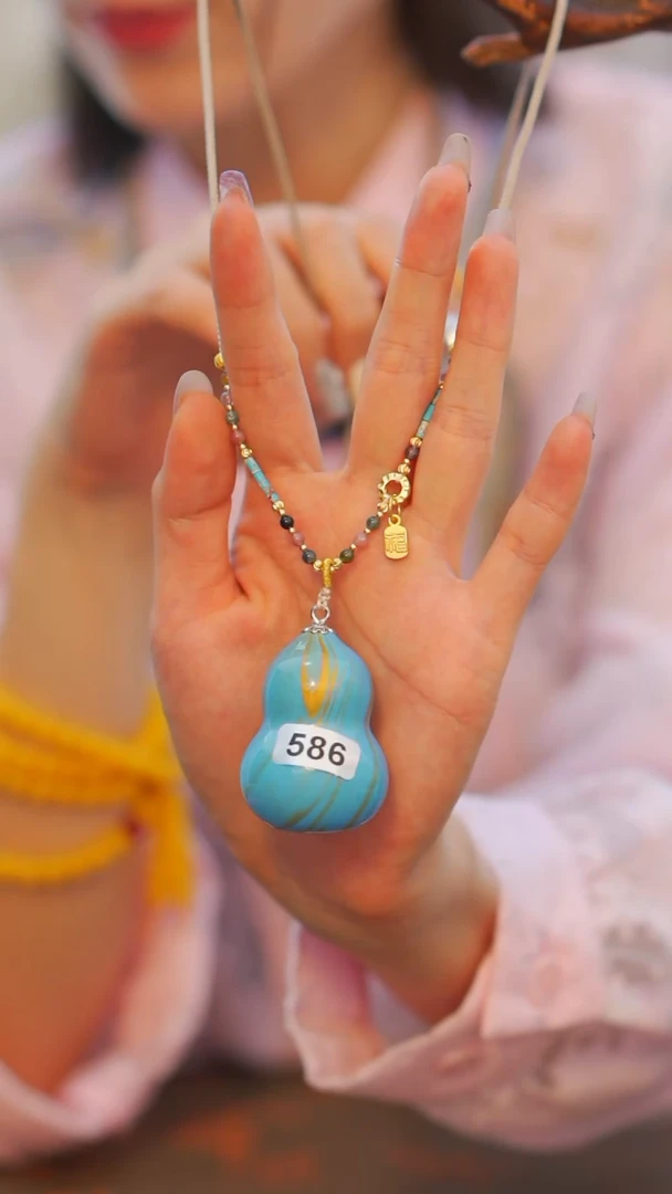 586非遗漆手艺工天然葫芦文玩福禄