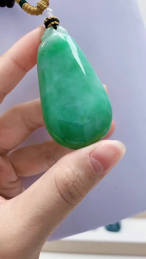 未镶嵌定制翡翠5175lr-毛货挂件35
