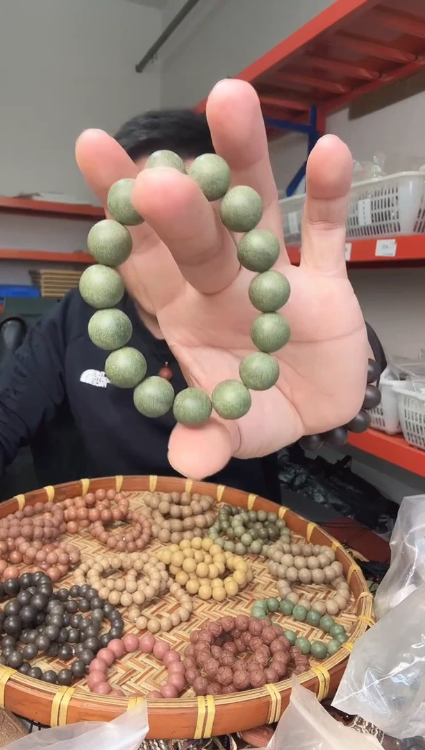 泥塑二苏旧局香1.3素珠串