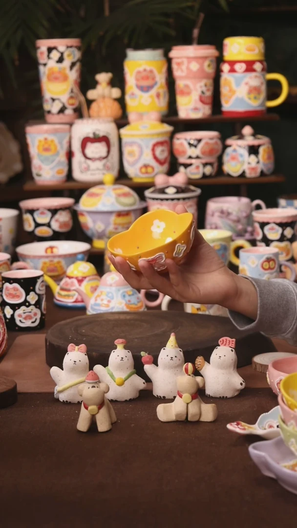 杯子景德镇原创手作陶瓷