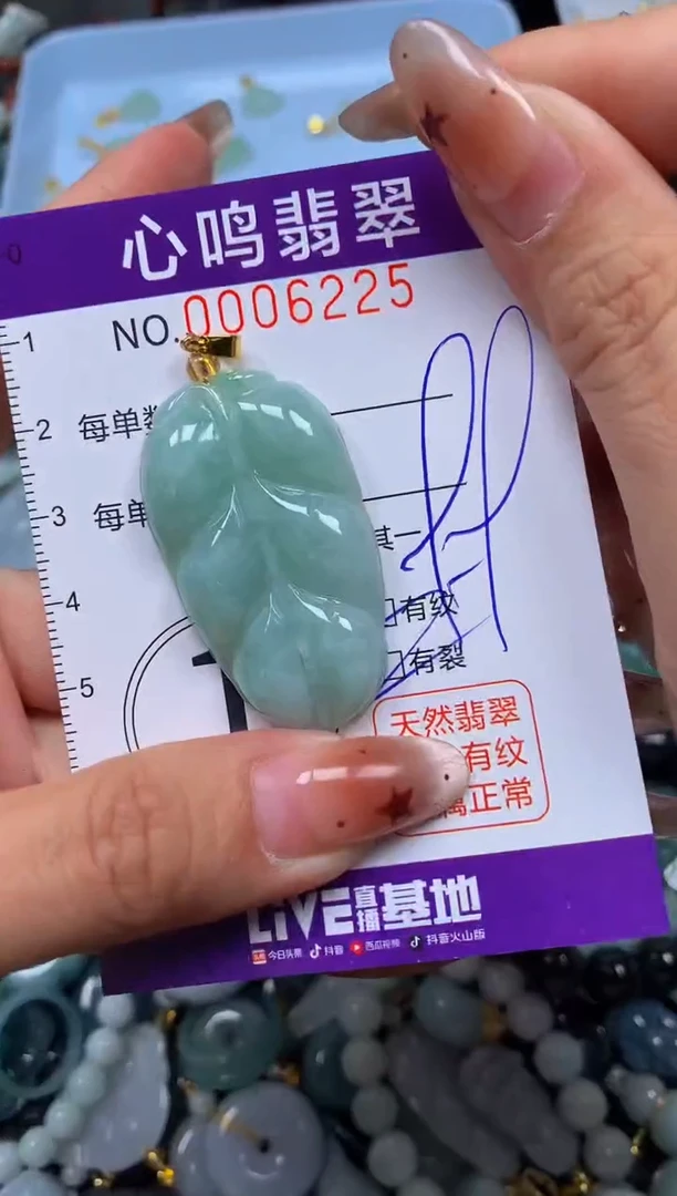 翡翠未镶嵌颈饰闪购006225