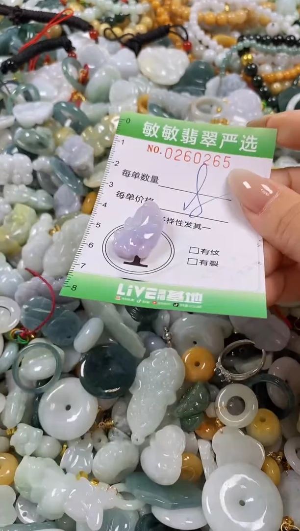 翡翠未镶嵌颈饰闪购0260265