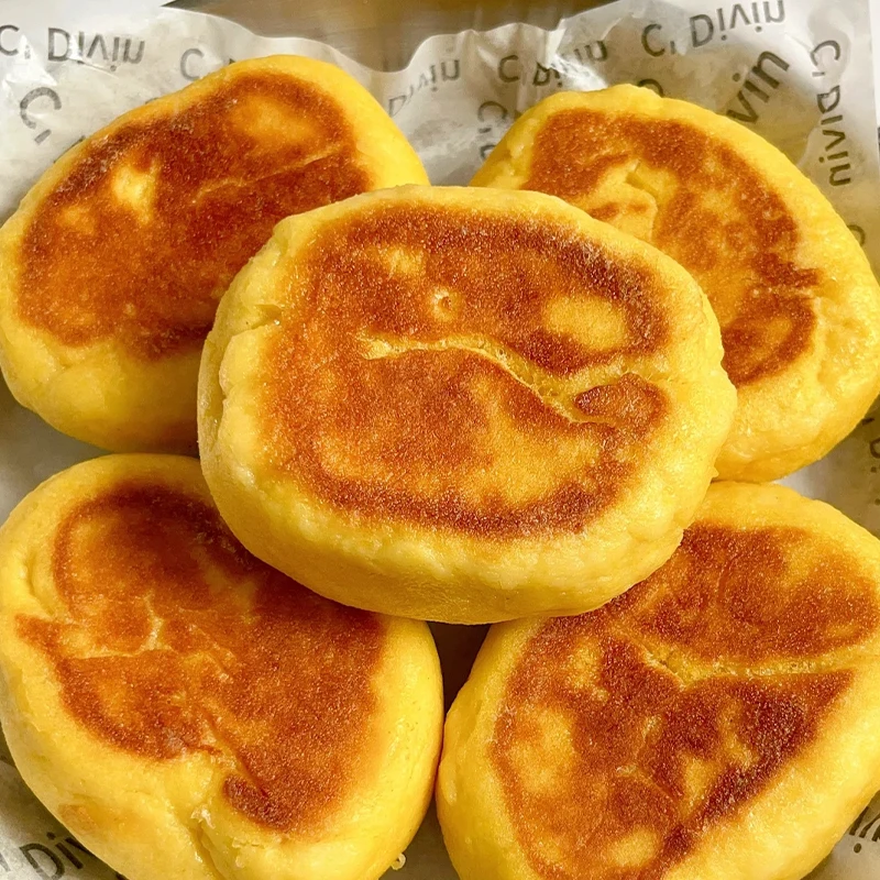 【不含白面】玉米面馒头玉米锅贴饼子山东特产粗粮主食低脂营养代餐