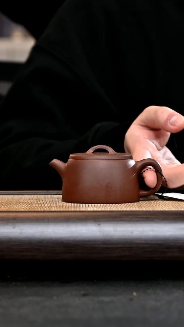 【闪购商品】紫砂茶壶Bh4165 汉瓦 红紫泥