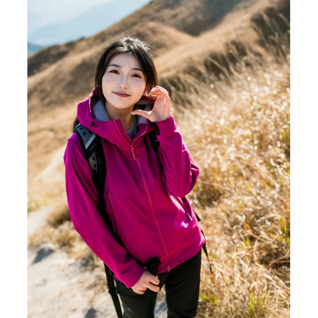 粉丝福利！春夏防水透气经典百搭户外运动登山徒步软壳衣夹克17311