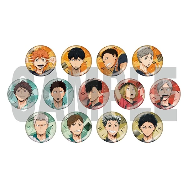 （排球少年）裁判员ver闪吧唧徽章 第三弹周边 盲袋盲抽 国现