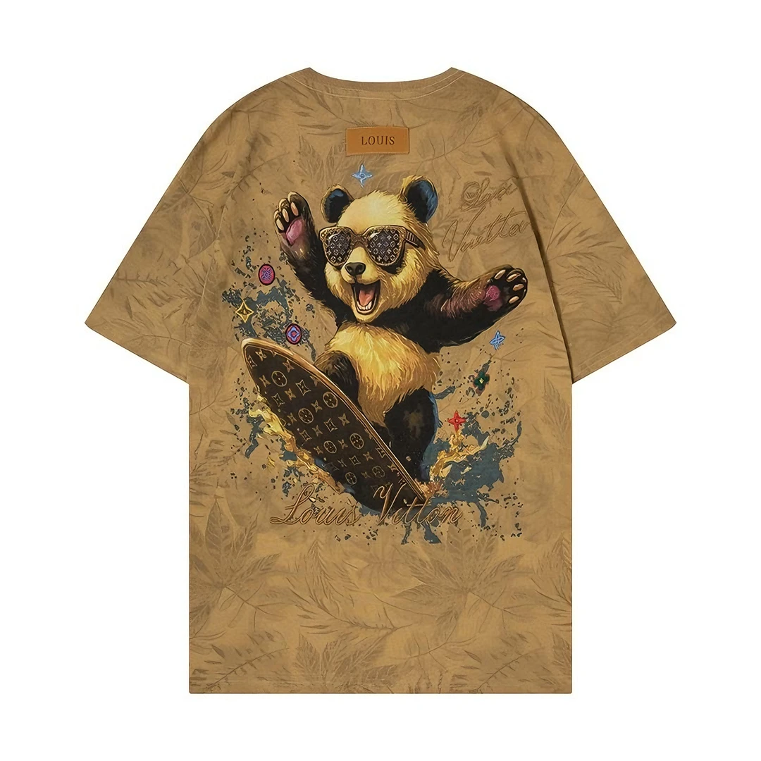 【第五大道】滑板老花熊-轻奢刺绣时尚设计感短袖99299