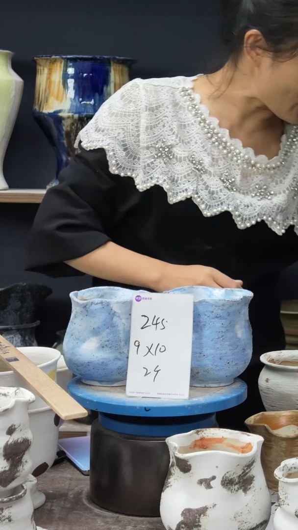 江西景德镇花盆微瑕245