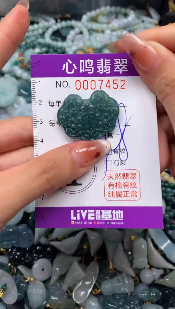 翡翠未镶嵌颈饰闪购007452