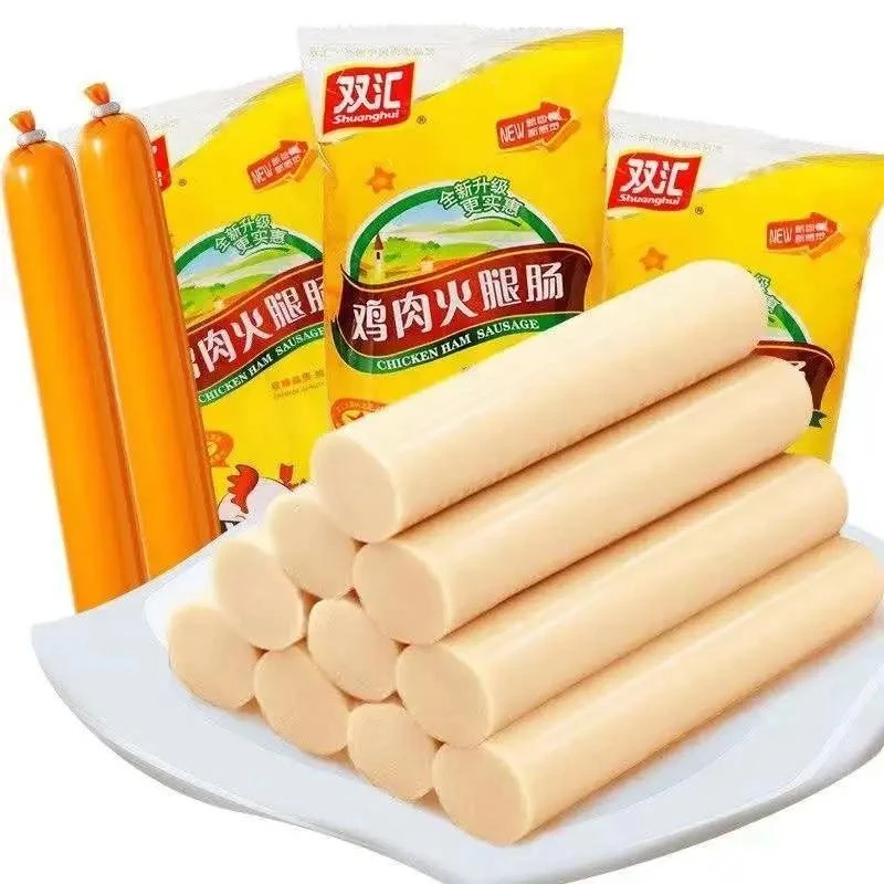 双汇火腿肠225g袋装鸡肉肠零食泡面搭档即食香肠网红零食小吃