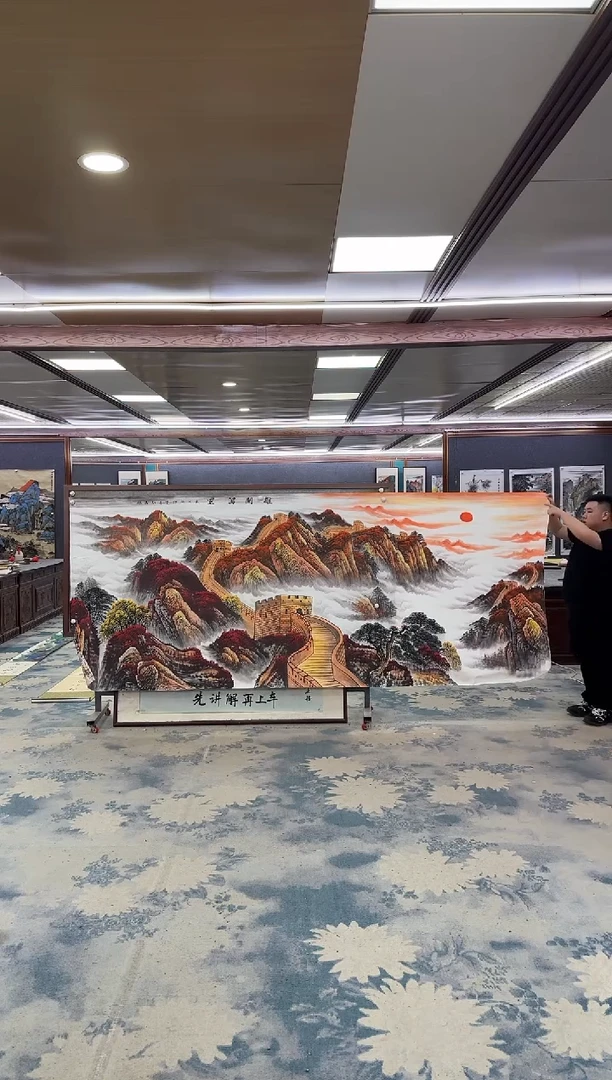 国画W-王红兵-大丈二-山水国画