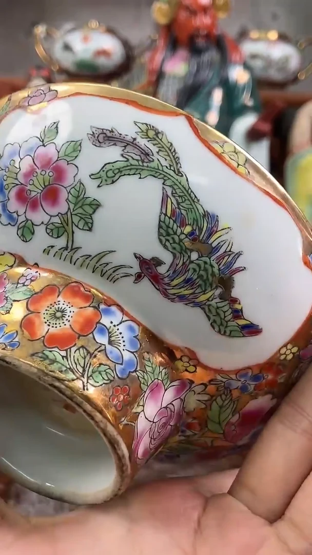 瓷片微瑕慎拍景德镇窑老厂瓷器单件