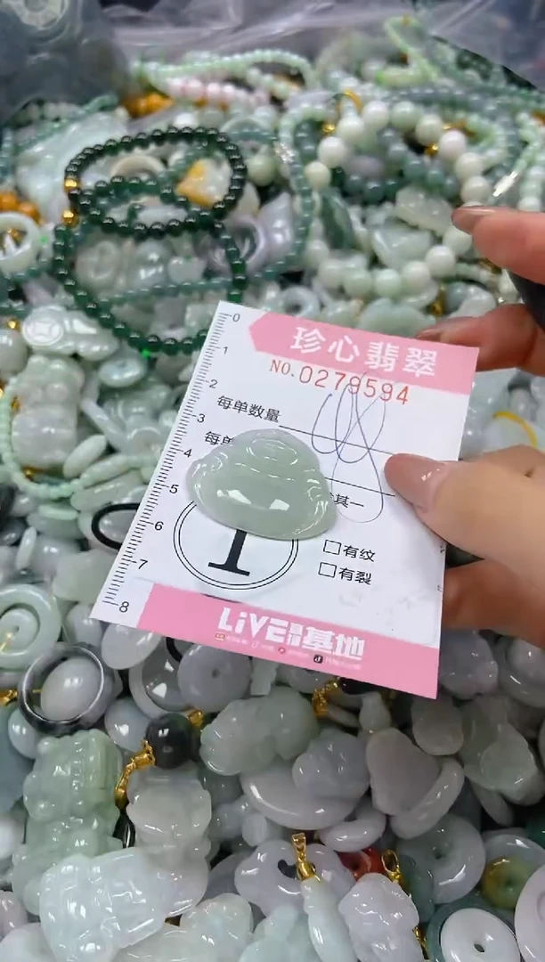 翡翠未镶嵌颈饰闪购0279594