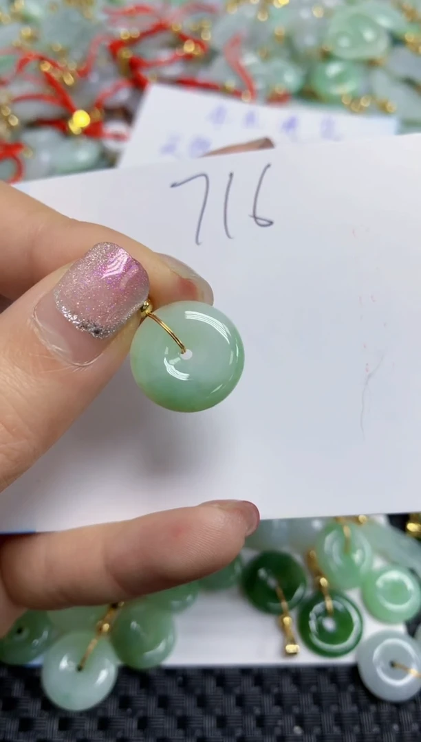 【闪购商品】翡翠颈饰合金天然A货翡翠