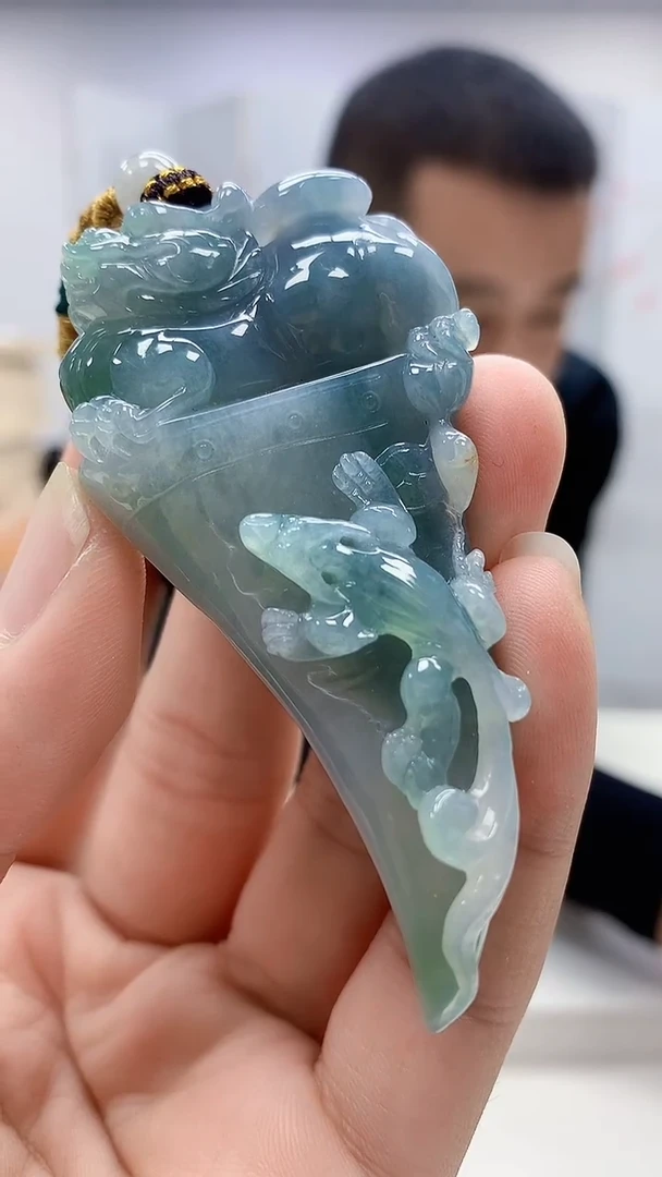 定制翡翠未镶嵌4898bb-毛货挂件118